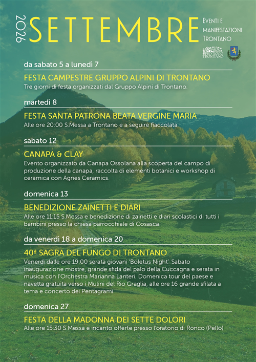 Eventi Trontano
