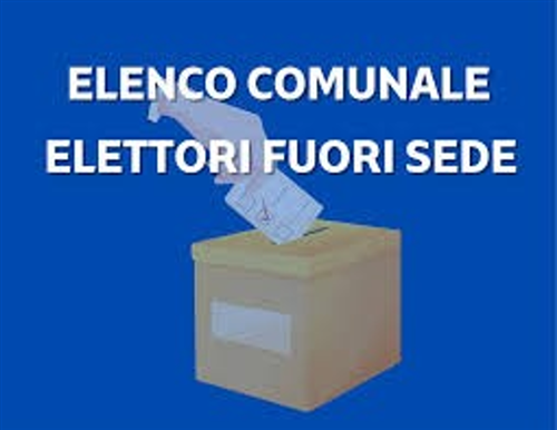 Istituzione dellelenco comunale degli elettori fuori sede